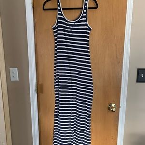 Like new Loft striped maxi